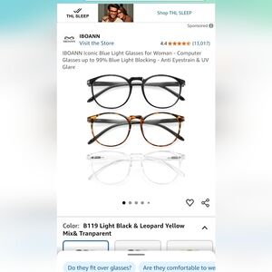 Blue Light Blocking Glasses Set